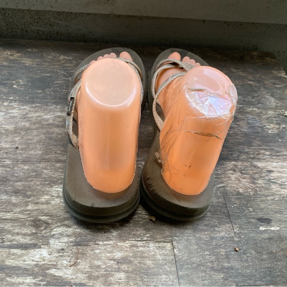 Teva 36400 Mush Mandalyn Women's Brown Flip Flop Strappy Platform Sandals SZ W8 - Picture 6 of 16